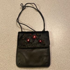 Wilson Leather Purse with Fur Accent!